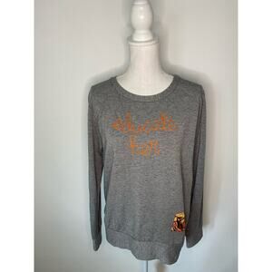 LINGUA FRANCA x Stateside Crew Neck Embroidered Sweatshirt